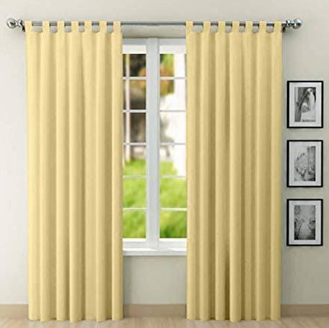 Tab Top Curtain by Habib Shah Curtains