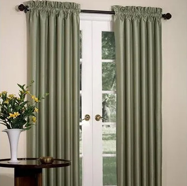Rod Pocket Curtain by Habib Shah Curtains
